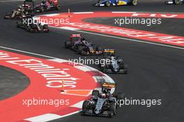 Nico Hulkenberg (GER) Sahara Force India F1 VJM08. 01.11.2015. Formula 1 World Championship, Rd 17, Mexican Grand Prix, Mexixo City, Mexico, Race Day.