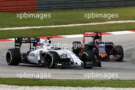 Valtteri Bottas (FIN) Williams FW37. 29.03.2015. Formula 1 World Championship, Rd 2, Malaysian Grand Prix, Sepang, Malaysia, Sunday.
