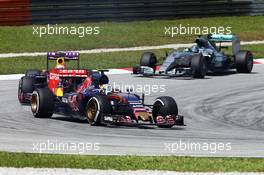 Carlos Sainz Jr (ESP) Scuderia Toro Rosso STR10. 29.03.2015. Formula 1 World Championship, Rd 2, Malaysian Grand Prix, Sepang, Malaysia, Sunday.