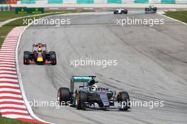 Lewis Hamilton (GBR) Mercedes AMG F1 W06. 29.03.2015. Formula 1 World Championship, Rd 2, Malaysian Grand Prix, Sepang, Malaysia, Sunday.