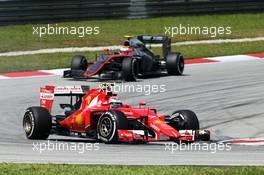 Kimi Raikkonen (FIN) Ferrari SF15-T. 29.03.2015. Formula 1 World Championship, Rd 2, Malaysian Grand Prix, Sepang, Malaysia, Sunday.