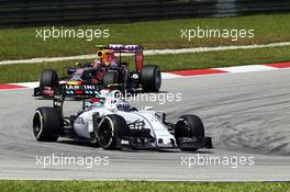 Valtteri Bottas (FIN) Williams FW37. 29.03.2015. Formula 1 World Championship, Rd 2, Malaysian Grand Prix, Sepang, Malaysia, Sunday.