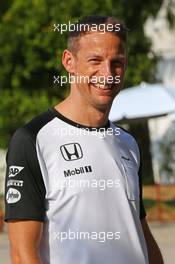 Jenson Button (GBR) McLaren. 26.03.2015. Formula 1 World Championship, Rd 2, Malaysian Grand Prix, Sepang, Malaysia, Thursday.