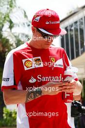 Kimi Raikkonen (FIN) Ferrari. 26.03.2015. Formula 1 World Championship, Rd 2, Malaysian Grand Prix, Sepang, Malaysia, Thursday.