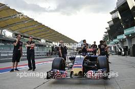The Scuderia Toro Rosso STR10 at scrutineering. 26.03.2015. Formula 1 World Championship, Rd 2, Malaysian Grand Prix, Sepang, Malaysia, Thursday.