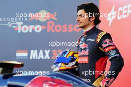 Carlos Sainz Jr (ESP) Scuderia Toro Rosso. 31.01.2015. Formula One Testing, Preparation Day, Jerez, Spain.