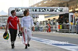 Roberto Merhi (ESP) Manor Marussia F1 Team. 27.11.2015. Formula 1 World Championship, Rd 19, Abu Dhabi Grand Prix, Yas Marina Circuit, Abu Dhabi, Practice Day.