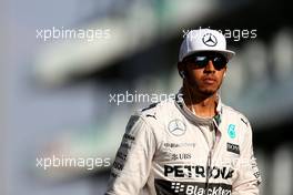 Lewis Hamilton (GBR), Mercedes AMG F1 Team  29.11.2015. Formula 1 World Championship, Rd 19, Abu Dhabi Grand Prix, Yas Marina Circuit, Abu Dhabi, Race Day.