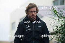 Fernando Alonso (ESP) McLaren. 23.10.2015. Formula 1 World Championship, Rd 16, United States Grand Prix, Austin, Texas, USA, Practice Day.