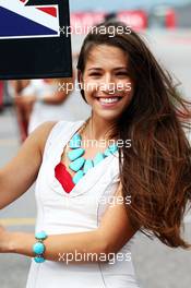 Grid girl. 25.10.2015. Formula 1 World Championship, Rd 16, United States Grand Prix, Austin, Texas, USA, Race Day.