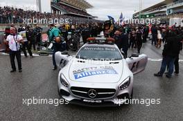 The FIA Safety Car on the grid. 25.10.2015. Formula 1 World Championship, Rd 16, United States Grand Prix, Austin, Texas, USA, Race Day.