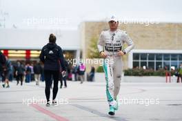 Nico Rosberg (GER) Mercedes AMG F1. 25.10.2015. Formula 1 World Championship, Rd 16, United States Grand Prix, Austin, Texas, USA, Race Day.