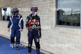 Daniel Ricciardo (AUS) Red Bull Racing in parc ferme. 25.10.2015. Formula 1 World Championship, Rd 16, United States Grand Prix, Austin, Texas, USA, Race Day.