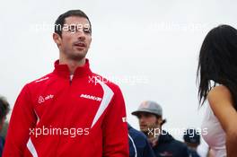Alexander Rossi (USA) Manor Marussia F1 Team on the drivers parade. 25.10.2015. Formula 1 World Championship, Rd 16, United States Grand Prix, Austin, Texas, USA, Race Day.