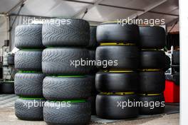 Pirelli tyres. 22.10.2015. Formula 1 World Championship, Rd 16, United States Grand Prix, Austin, Texas, USA, Preparation Day.
