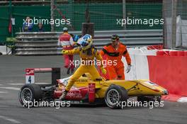 Gustavo Menezes (USA) Jagonya Ayam with Carlin Dallara F312 – Volkswagen 17.05.2015. FIA F3 European Championship 2015, Round 3, Race 3, Pau, France