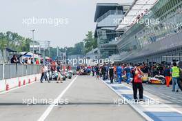 pit lane 30.05.2015. FIA F3 European Championship 2015, Round 4, Race 1, Monza, Italy