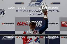 Winner Jake Dennis (GBR) Prema Powerteam Dallara F312 – Mercedes-Benz 21.06.2015. FIA F3 European Championship 2015, Round 5, Race 3, Spa-Francorchamps, Belgium