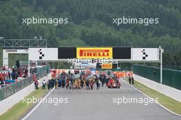 starting grid;  21.06.2015. FIA F3 European Championship 2015, Round 5, Race 3, Spa-Francorchamps, Belgium