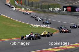 Hongwei Cao (CHN) Fortec Motorsports Dallara F312 – Mercedes-Benz 21.06.2015. FIA F3 European Championship 2015, Round 5, Race 3, Spa-Francorchamps, Belgium
