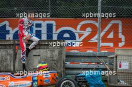 Jake Dennis (GBR) Prema Powerteam Dallara F312 – Mercedes-Benz;  27.06.2015. FIA F3 European Championship 2015, Round 6, Race 2, Norisring, Germany