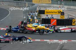 Ryan Tveter (USA) Jagonya Ayam with Carlin Dallara F312 – Volkswagen;  27.06.2015. FIA F3 European Championship 2015, Round 6, Race 2, Norisring, Germany