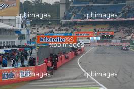 pit wall; restart; Lance Stroll (CAN) Prema Powerteam Dallara F312 – Mercedes-Benz;  17.10.2015. FIA F3 European Championship 2015, Round 11, Race 1, Hockenheimring, Germany