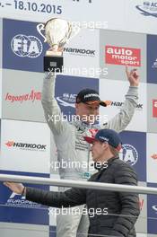 Felix Rosenqvist (SWE) Prema Powerteam Dallara F312 – Mercedes-Benz; Max Verstappen (NED);  18.10.2015. FIA F3 European Championship 2015, Round 11, Race 3, Hockenheimring, Germany