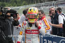 Race 2, 1st position Rio Haryanto (IND) Campos Racing 21.06.2015. GP2 Series, Rd 4, Spielberg, Austria, Sunday.