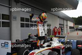 Race 2, 1st position Rio Haryanto (IND) Campos Racing 21.06.2015. GP2 Series, Rd 4, Spielberg, Austria, Sunday.
