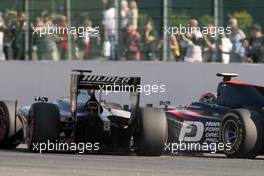 Race 1, Nick Yelloly (GBR) Status Grand Prix and Nobuharu Matsushita (JAP) Art Grand Prix 22.08.2015. GP2 Series, Rd 7, Spa-Francorchamps, Belgium, Saturday.