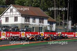 Race 2, Start of the race 23.08.2015. GP2 Series, Rd 7, Spa-Francorchamps, Belgium, Sunday.
