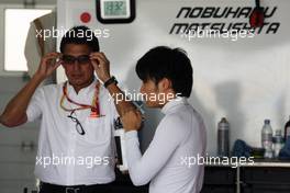 Race 2, Aguri Suzuki and Nobuharu Matsushita (JAP) Art Grand Prix 19.04.2015. GP2 Series, Rd 1, Sakhir, Bahrain, Sunday.