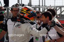Race 2, 2nd position Stoffel Vandoorne (BEL) Art Grand Prix 19.04.2015. GP2 Series, Rd 1, Sakhir, Bahrain, Sunday.