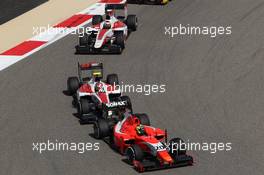 Race 2, Andre Negrao (BRA) Arden International 19.04.2015. GP2 Series, Rd 1, Sakhir, Bahrain, Sunday.