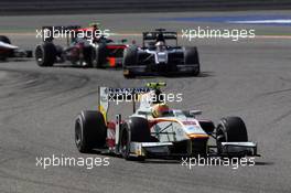 Race 2, Rio Haryanto (IND) Campos Racing 19.04.2015. GP2 Series, Rd 1, Sakhir, Bahrain, Sunday.