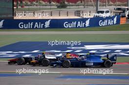 Race 2, Marco Sorensen (DEN) Carlin 19.04.2015. GP2 Series, Rd 1, Sakhir, Bahrain, Sunday.