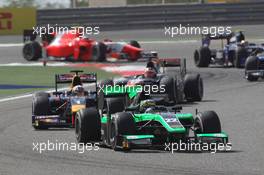 Race 2, Marlon Stockinger (PHI), Status Grand Prix 19.04.2015. GP2 Series, Rd 1, Sakhir, Bahrain, Sunday.