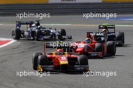 Race 2, Alexander Rossi (USA) Marussia F1 Team 19.04.2015. GP2 Series, Rd 1, Sakhir, Bahrain, Sunday.