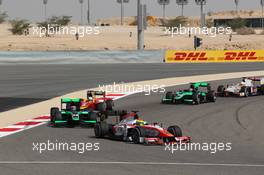 Race 2, Sergio Canamasas (ESP) MP Motorsport 19.04.2015. GP2 Series, Rd 1, Sakhir, Bahrain, Sunday.