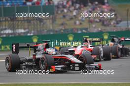 Race 2, Sergey Sirotkin (RUS) Rapax 05.07.2015. GP2 Series, Rd 5, Silverstone, England, Sunday.