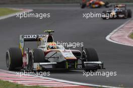 Race 2, Rio Haryanto (IND) Campos Racing 26.07.2015. GP2 Series, Rd 6, Budapest, Hungary, Sunday.