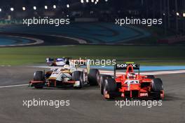 Race 1, Arthur Pic (FRA) Campos Racing and  Norman Nato (FRA) Arden International 28.11.2015. GP2 Series, Rd 11, Yas Marina Circuit, Abu Dhabi, UAE, Saturday.