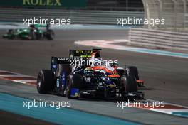 Race 1, Sergio Canamasas (ESP) Daiko Team Lazarus and Nicolas Latifi (CAN) MP Motorsport 28.11.2015. GP2 Series, Rd 11, Yas Marina Circuit, Abu Dhabi, UAE, Saturday.
