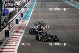 Race 1, Sean Gelael (INA) Carlin 28.11.2015. GP2 Series, Rd 11, Yas Marina Circuit, Abu Dhabi, UAE, Saturday.