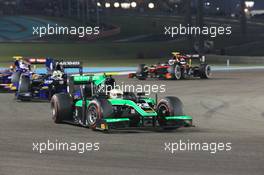 Race 1, Oliver Rowland (GBR) Status Grand Prix 28.11.2015. GP2 Series, Rd 11, Yas Marina Circuit, Abu Dhabi, UAE, Saturday.