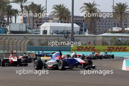 Race 2, Antonio Fuoco (ITA) Carlin 29.11.2015. GP3 Series, Rd 9, Yas Marina Circuit, Abu Dhabi, UAE, Sunday.