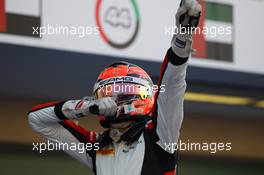 Race 2, Esteban Ocon (FRA) ART Grand Prix, GP2 Champion 2015 29.11.2015. GP3 Series, Rd 9, Yas Marina Circuit, Abu Dhabi, UAE, Sunday.