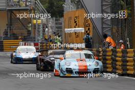 Dylan Derdaele (BEL) Gulf Racing JP Porsche 997 GT3R 21.11.2015. FIA GT Worldcup, Macau, China