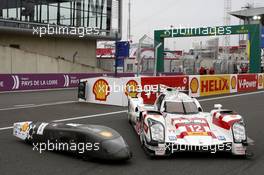 Nicolas Prost, Nick Heidfeld, Mathias Beche #12 Rebellion Racing Rebellion R-One 10.06.2015. Le Mans 24 Hour, Le Mans, France.